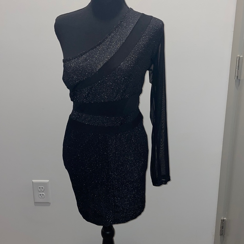 Black sparkle dress